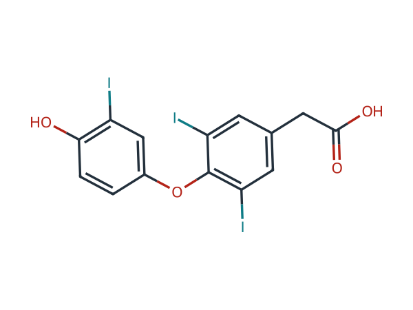 Levothyroxine EP Impurity C chemical structure