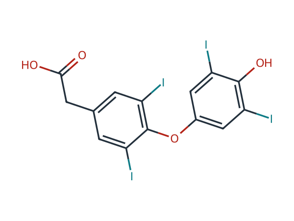 Levothyroxine EP Impurity D chemical structure
