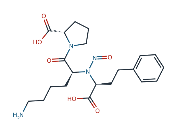 N-Nitroso Lisinopril chemical structure