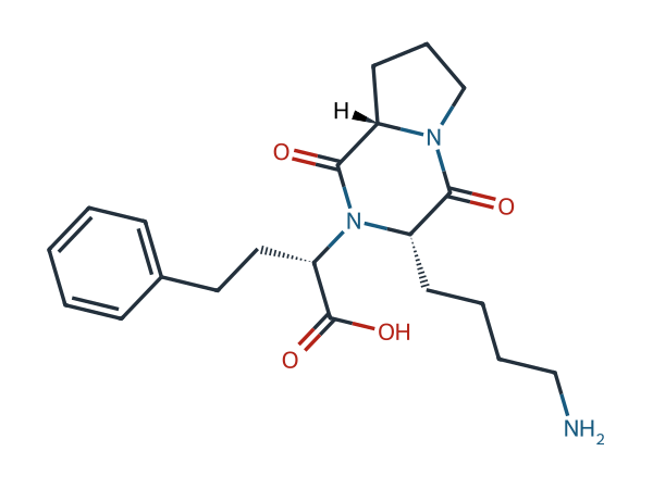 Lisinopril EP Impurity C chemical structure