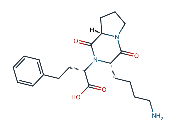 Lisinopril EP Impurity D chemical structure