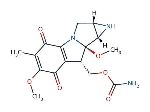 Mitomycin EP Impurity B (Mitomycin A) chemical structure