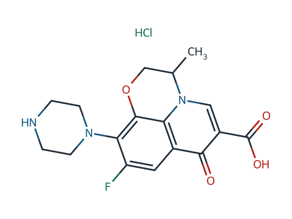 Ofloxacin EP Impurity E(HCl) chemical structure