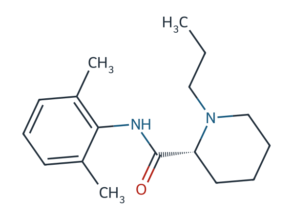 Ropivacaine EP Impurity G ((R)-Ropivacaine) chemical structure