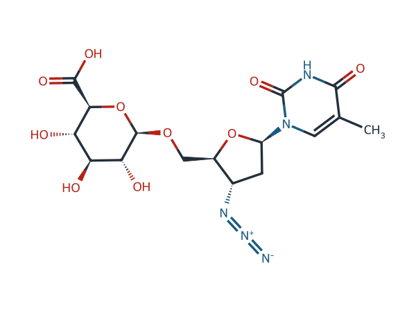 Zidovudine-5-Glucuronide chemical structure