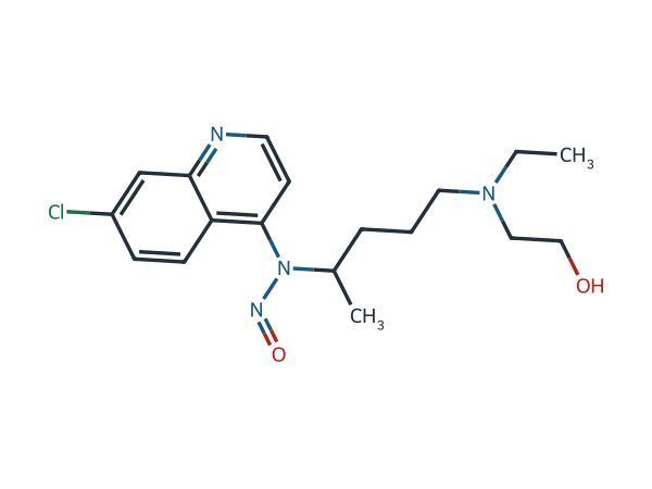 N-Nitroso Hydroxychloroquine chemical structure