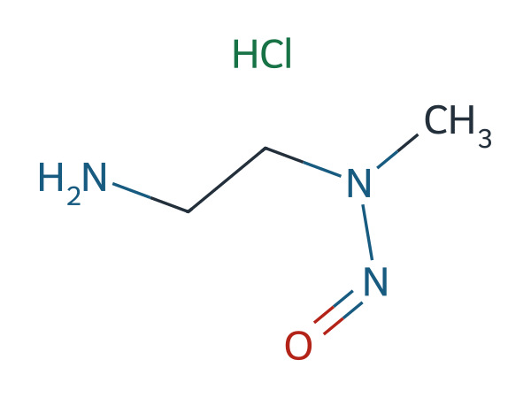 N-Methyl-N-Nitrosoethylenediamine chemical structure