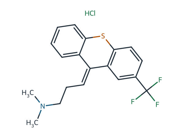 Flupentixol EP Impurity B (E and Z Mixture) HCl chemical structure