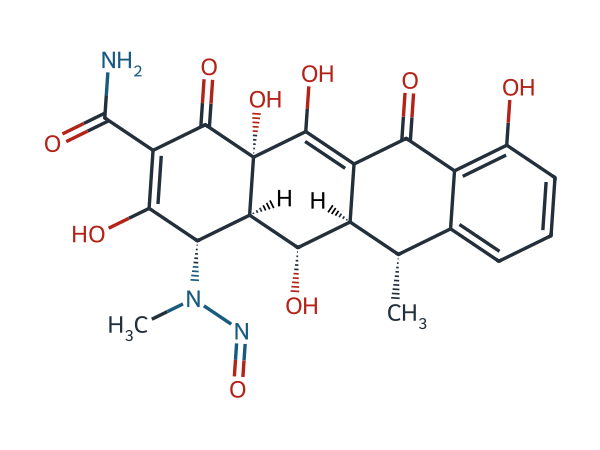 N-Nitroso-N-desmethyldoxycycline chemical structure