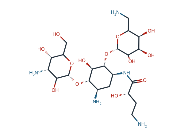 Amikacin EP Impurity A chemical structure