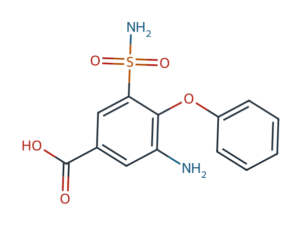 Bumetanide EP Impurity B chemical structure