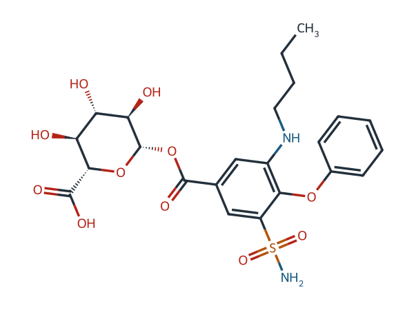 Bumetanide b-D-Glucuronide chemical structure