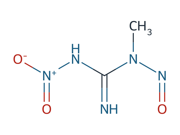N’-Nitro-N-Nitroso-N-methylguanidine (Stabilized with 40% Water) chemical structure