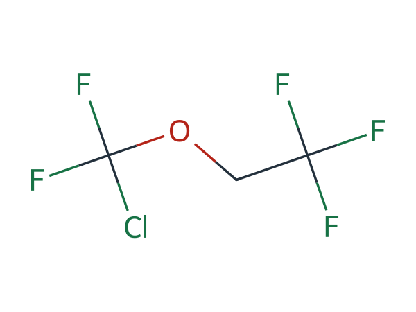 Isoflurane EP Impurity A chemical structure