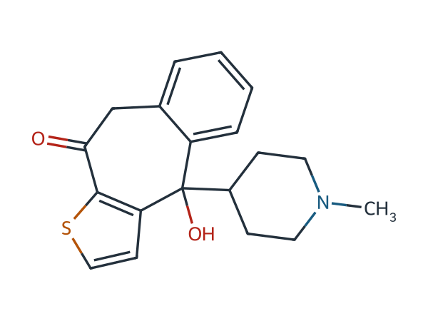 Ketotifen EP Impurity C chemical structure
