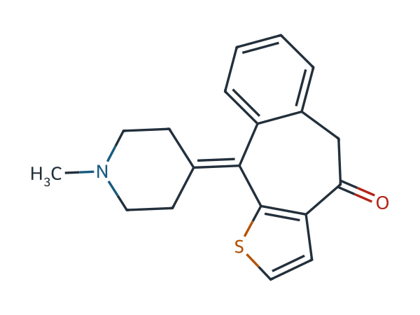 Ketotifen EP Impurity E chemical structure