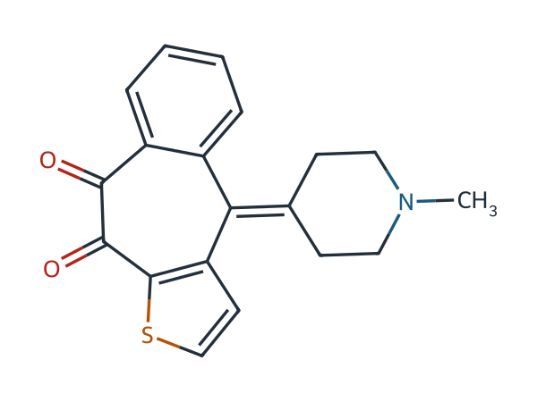Ketotifen EP Impurity G chemical structure