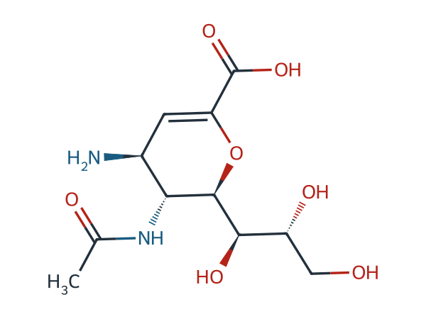 Zanamivir EP Impurity C chemical structure