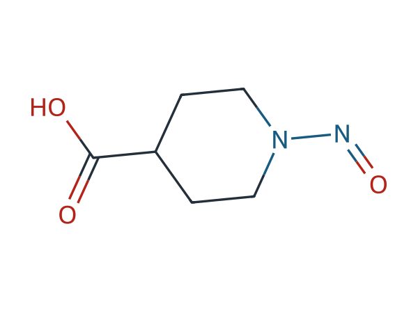 (-)-1-Nitrosopiperidine-4-carboxylic acid chemical structure