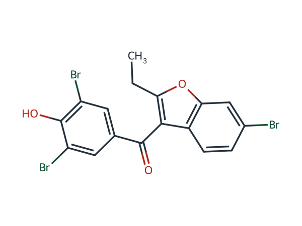 Benzbromarone EP Impurity B chemical structure