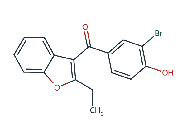 Benzbromarone EP Impurity A chemical structure