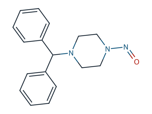 N-Nitroso Cinnarizine EP Impurity A chemical structure