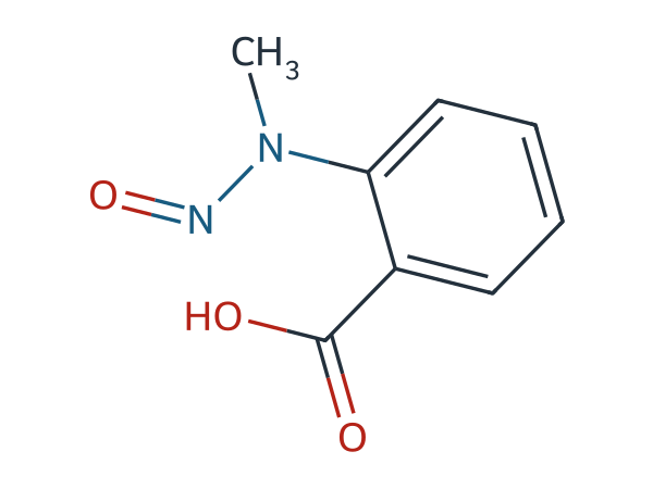 2-(Methylnitrosoamino)benzoic acid chemical structure