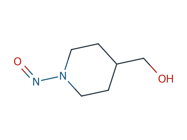 4-Piperidinemethanol, 1-nitroso- chemical structure