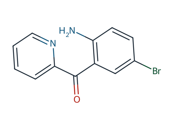Bromazepam EP Impurity A chemical structure