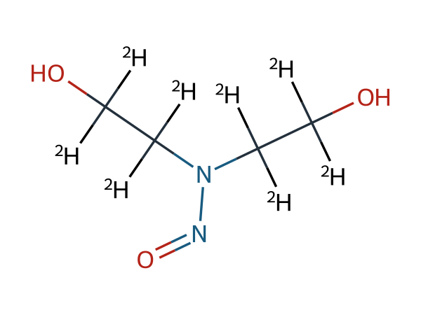 Nitrosobis(2-Hydroxyethyl)Amine-D8 chemical structure