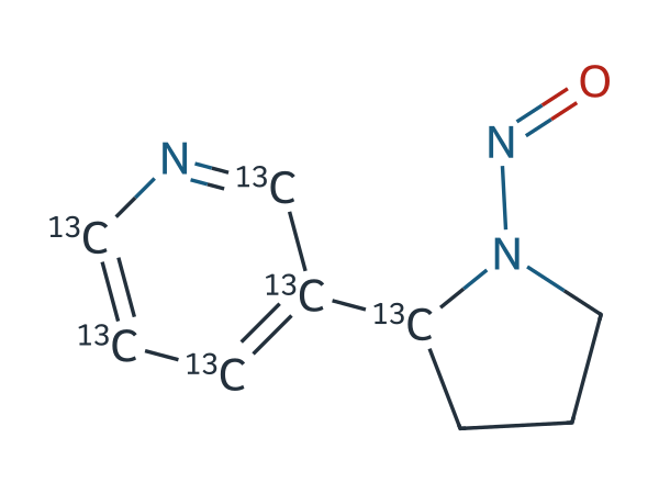 (R,S)-N’-Nitrosonornicotine-13C6 chemical structure