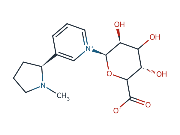 Nicotine N-beta-D-Glucuronide chemical structure