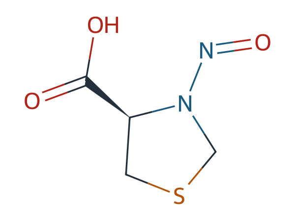 (4R)-N-Nitroso Thiazolidine-4-carboxylic Acid chemical structure