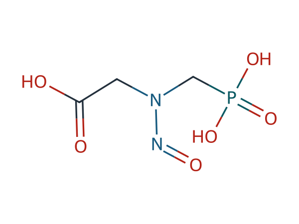 N-Nitroso-N-(phosphonomethyl)glycine chemical structure