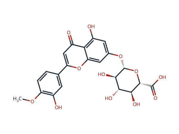 DiosMetin 7-O-β-D-Glucuronide chemical structure