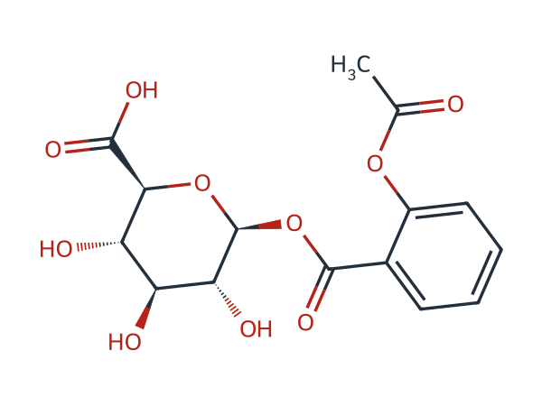Acetylsalicylic Acid Acyl-D-Glucuronide chemical structure