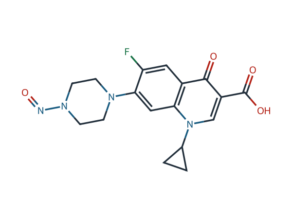 N-Nitroso Ciprofloxacin chemical structure