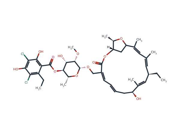 Fidaxomicin degradation impurity chemical structure